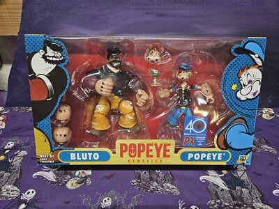 POPEYE CLASSICS POPEYE VS BLUTO 1 12 FIGURE