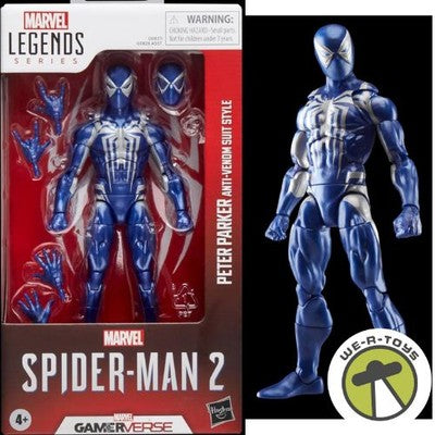 SPIDER-MAN MARVEL LEGENDS SERIES GAMERVERSE PETER PARKER ANTI-VENOM SUIT ST