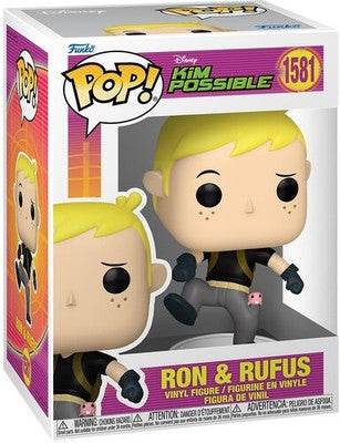 FUNKO POP KIM POSSIBLE RON & RUFUS #1581