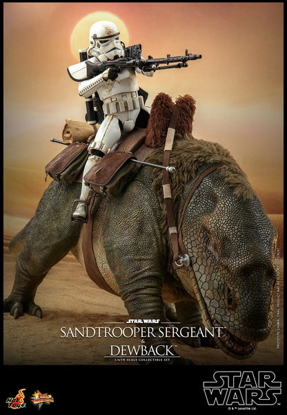HOTTOYS SANDTROOPER SERGEANT AND DEWBACK 1/6