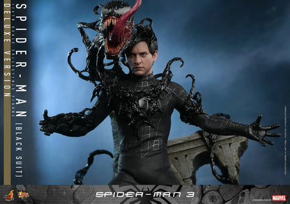 HOT TOYS SPIDER-MAN (BLACK SUIT) (DELUXE VERSION) SIXTH SCALE