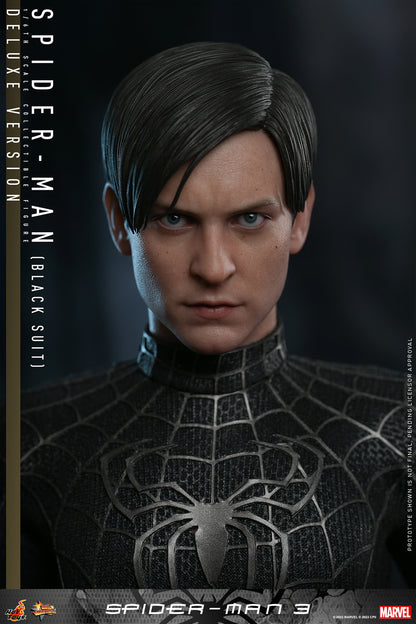 HOT TOYS SPIDER-MAN (BLACK SUIT) (DELUXE VERSION) SIXTH SCALE
