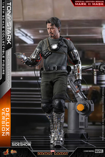TONY STARK (MECH TEST DELUXE VERSION - SPECIAL EDITION) HOT TOYS