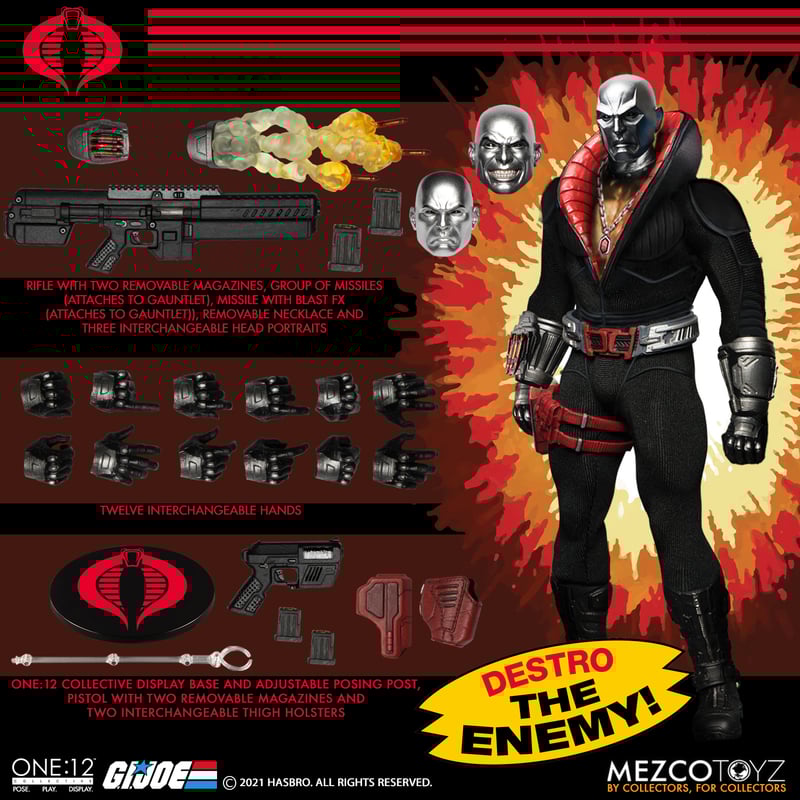 GI JOE DESTRO ONE 12 COLLECTIVE ACTION FIGURE