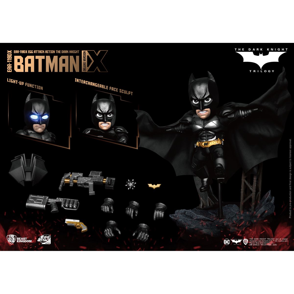 Beast Kingdom The Dark Knight Batman Deluxe Version EAA-119DX
