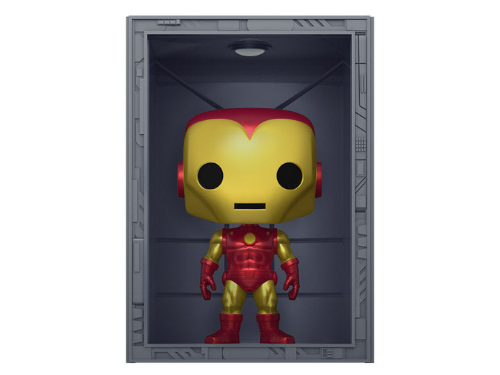 Funko Pop Deluxe Iron Man Hall of Armor Model 4 PX Previews Exclusive