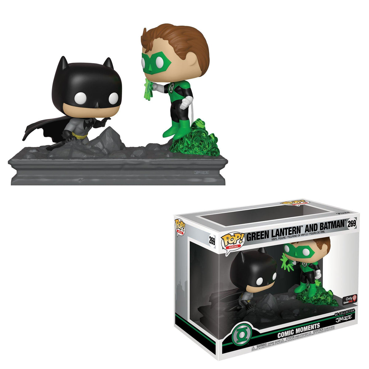 Funko Pop Green lantern and Batman &quot;games stop only&quot;