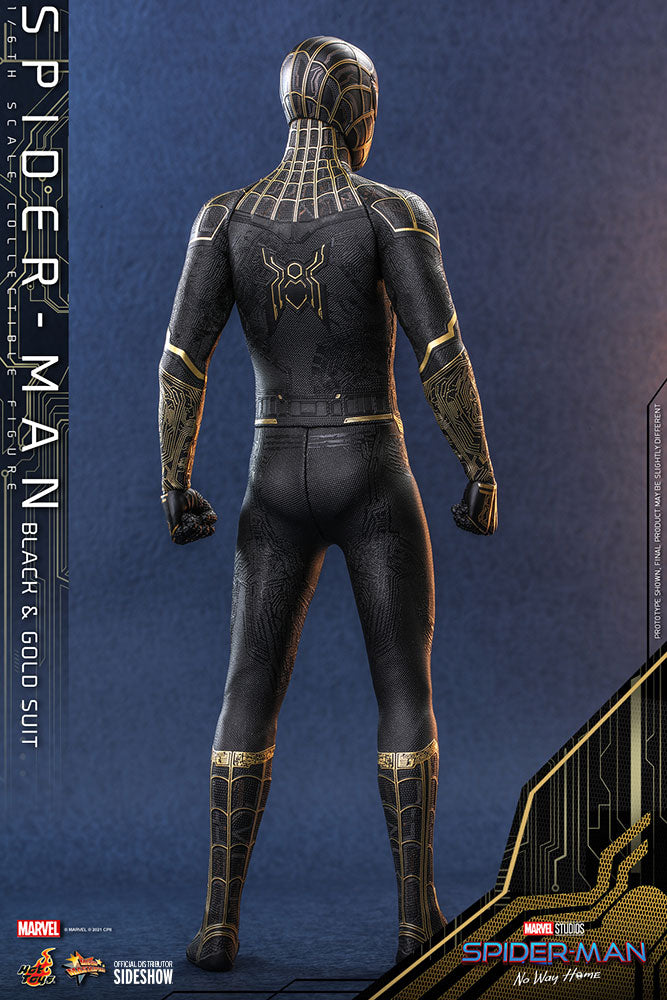 Hot Toys Spider-Man (Black &amp; Gold Suit) Spider-Man: No Way Home