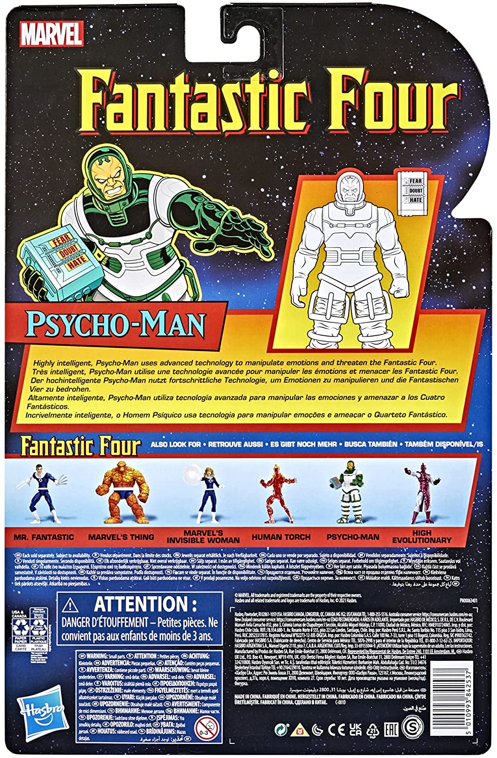 Marvel Hasbro Legends Series Retro Fantastic Four Psycho-Man