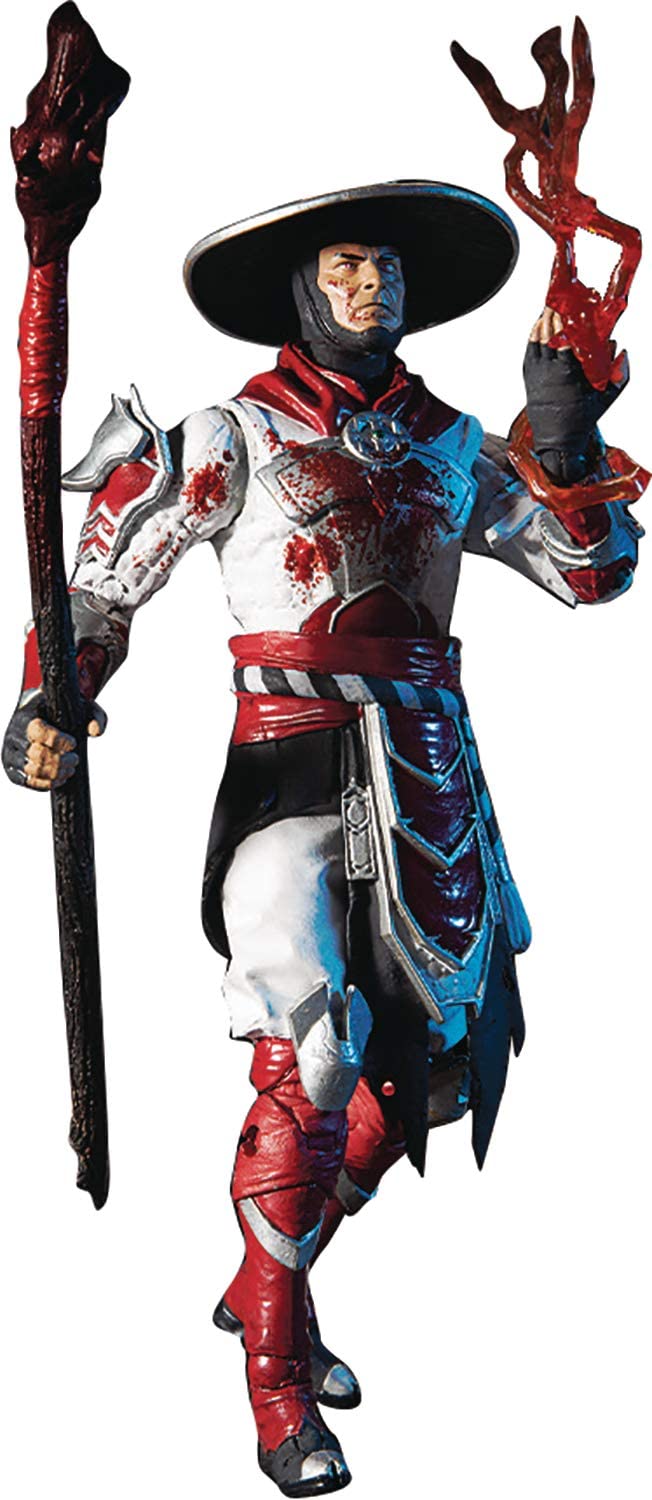 McFarlane Toys Mortal Kombat Raiden Bloody White Hot Fury Skin 7&quot;
