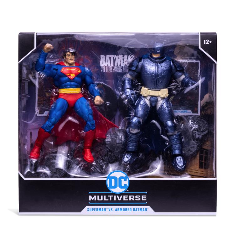 McFarlane Toys The Dark Knight Returns DC Multiverse Superman vs. Armored Batman