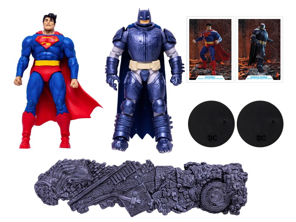 McFarlane Toys The Dark Knight Returns DC Multiverse Superman vs. Armored Batman