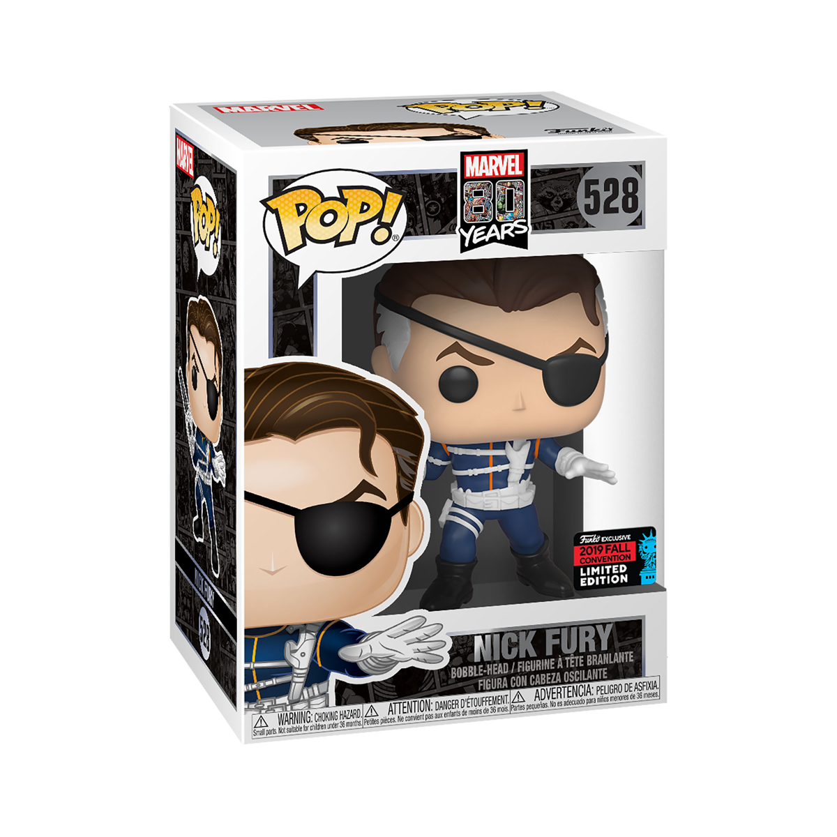 Funko Pop Nick Fury  &quot;Funko exclusive 2019 fall convention limited edition &quot;