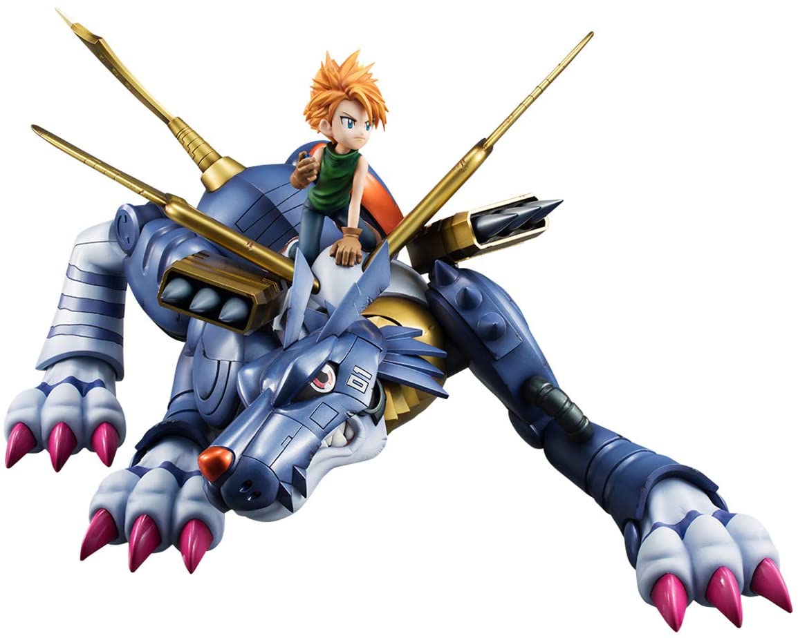 Precious G.E.M. Digimon Adventure Metal Garurumon &amp; Ishida Yamato