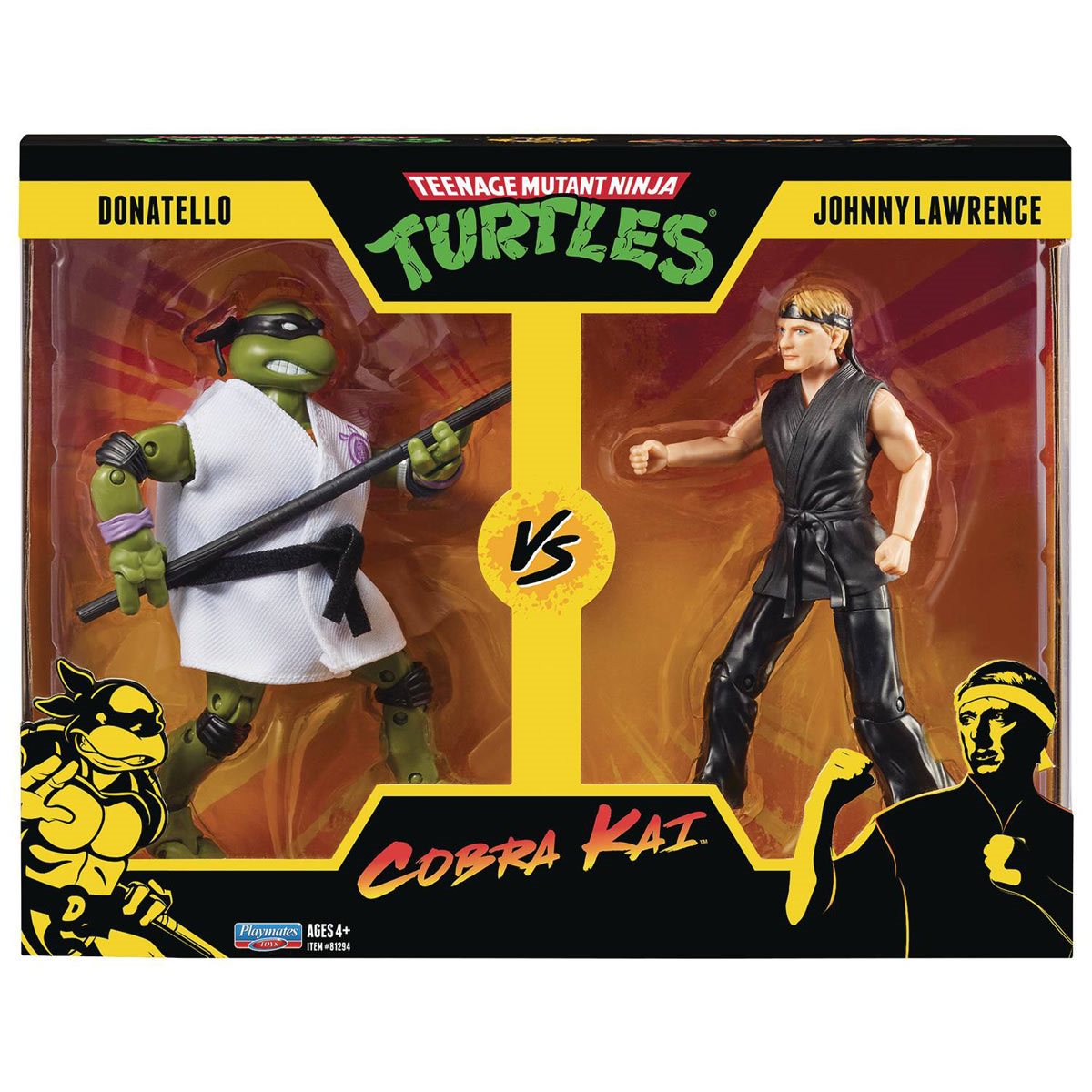 Teenage Mutant Ninja Turtles Cobra Kai Donatello vs. Johnny Lawrence